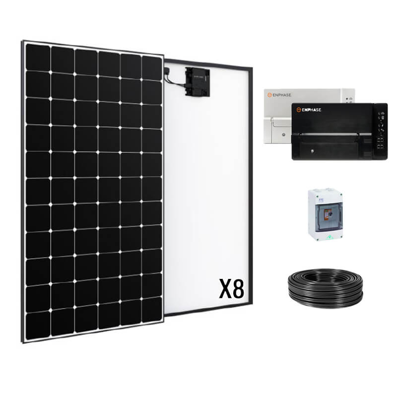 Kit photovoltaïque Sunpower Maxeon5 AC avec micro-onduleurs